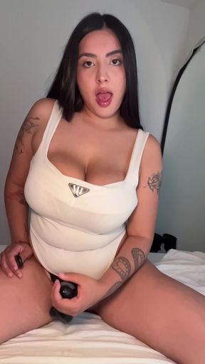 Stepson's hot stepmom gets a surprise strap-on pegging
