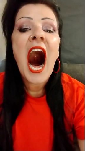 Red Lipstick with Mouth Tour