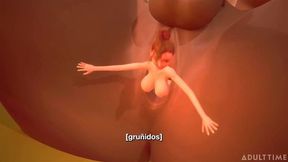 3DGSPOT Tiny Trans Fucks With Giant Busty Trans! SPANISH SUBTITLES! 3D CARTOON PORN!