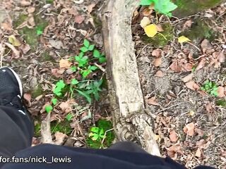 Drilled Unfathomable in the Woods – Cruising Bitch Gets His Butt Raw