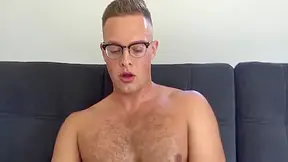 Amateur Hairy Stud Wanks Cock And Cums After Casting 7 Min