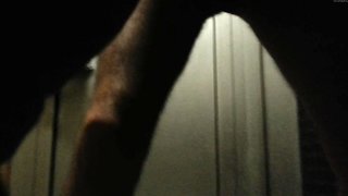 Crossdresser Visits Gloryhole: Amateur Jerk-Off with Big-Cock Boy!