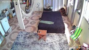 camera caseira fragra minha mulher depilando a buceta