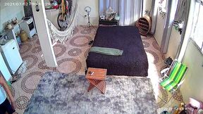 camera caseira fragra minha mulher depilando a buceta