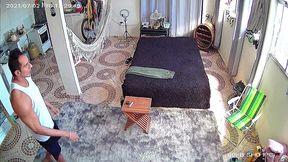 camera caseira fragra minha mulher depilando a buceta