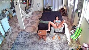 camera caseira fragra minha mulher depilando a buceta