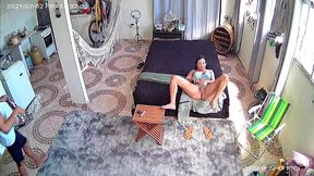 camera caseira fragra minha mulher depilando a buceta