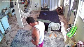 camera caseira fragra minha mulher depilando a buceta