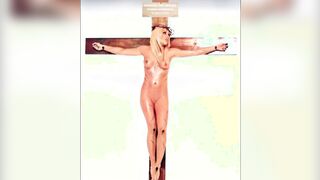 Female Jesus Crucified Naked Arabic Audio