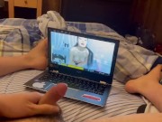 Massive cumshot on JerkMate