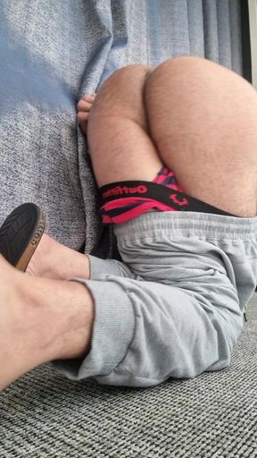 Best big ass guy teasing his horny butthole for you