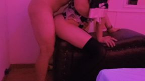 I Put on Kimono and Daddy Fucks Me and Squirts Cum