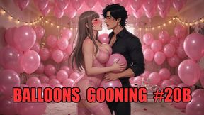 Balloons Gooning #20B: Taut Latex Overload (Animated)