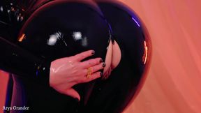 Latex Rubber Catsuit Compilation Video by MILF Fetish Model Arya Grander