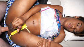 ”Amateur Thai ladyboy Jina has to satisfy her lovers throbbing white meat”