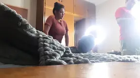Real-life couple films bang session on camera