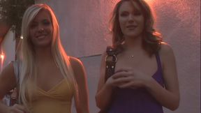 sexy and horny lesbian action using tongues and hard dildos right here