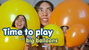 Time to play with big ballons