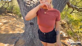 Big ass and boobs blonde MILF Mads Flores gets fucked POV