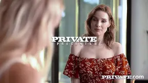 Private com - Lynna Nilson and Bonni Gee eat from the same plate