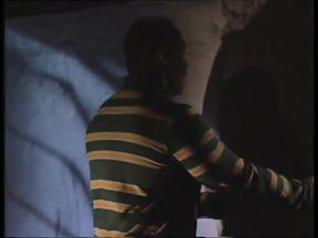 Stunning brunette slammed pretty good by a muscly man