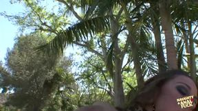 Alisandra Is with Her Huge Tits Bouncing While Shes Getting Fucked in the Ass.