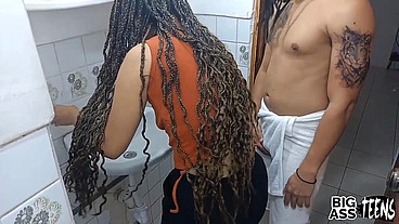 MY STEPFATHER FUCKS ME IN THE BATHROOM SEX WITH STEPFATHER