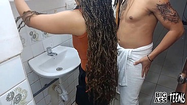 MY STEPFATHER FUCKS ME IN THE BATHROOM SEX WITH STEPFATHER