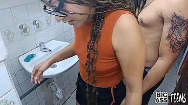 MY STEPFATHER FUCKS ME IN THE BATHROOM SEX WITH STEPFATHER