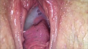 Couldn’t help myself i lie & didn’t pull out filling her with cum
