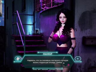 Lesbos having enjoyment with a big weenie - Sex & B: Vampires #2