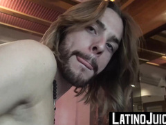 LatinoJuice.com - Felix & Homa - Long haired blonde Homa satisfies my foxy cravings in exchange of cash