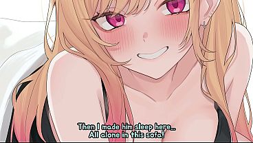 Marin Invites You While Her Hubby is Away&mdash_To His House! (My Dress-Up Darling) [Maledom, NTR, Bull POV, Creampie] (Public Version)