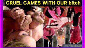 Cruel games with our bitch (4K)