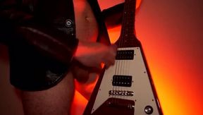 Gay Playing Guitar