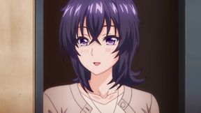 Mature neighbor gets horny in the corridor | Katsu | Anime Hentai 1080p