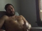 Playing with my massive morning wood in the beautiful early morning light of an open window