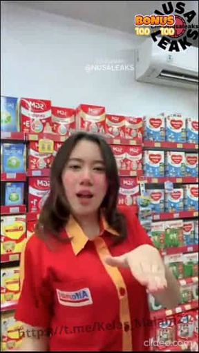 Kasir alfa ga mau kalah