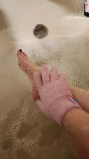 Ever wondered what it looked like for a Goddess to wash her beautiful feet?