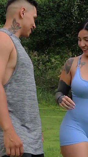 She Warms up During Training and He Takes Her Without Hesitation