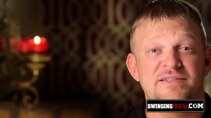 Swinger party gets too hot to start a big orgy with horny swingers at the red room for a TV show.