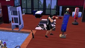 Fuck between 6 in gym