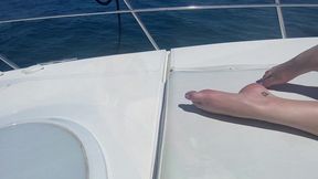 youn hot teen dixie lynn gives dee-throat and tight pussy to original milf hunter on boat