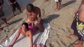 CUM SESSION BY THE BEACH &#x2013; JOIN MY ASSHOLE!