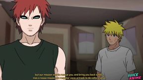 Gay Bara Yaoi anime boyfriends ruined with hot kisses and passionate sex
