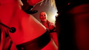 Pegged And Double Used Part 1 (HDTVWMV) – Lady Alana Dark And Harley Sadistic