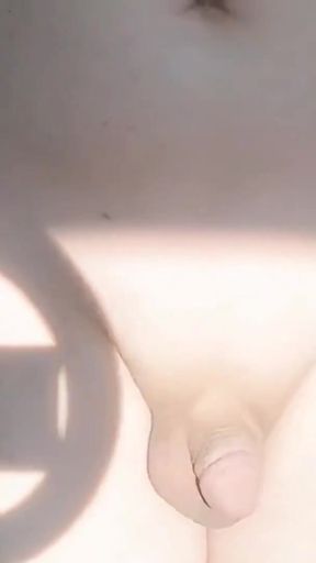 Gorgeous shemale twirling slowly in shimmering blue gown   Clip 1