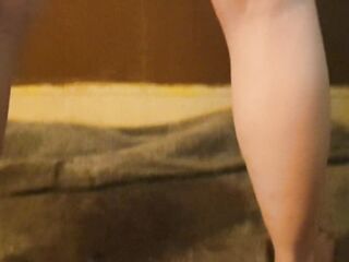 ⭐Alice Made to stand nude against the wall and pee!