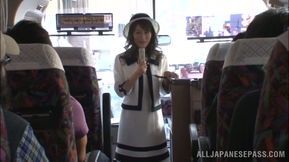 Kozue Hirayama's Wild Bus Blowjob – Kinky & Unfiltered Ride Action