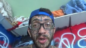 Tattooed jerking off amateur big cock gifted